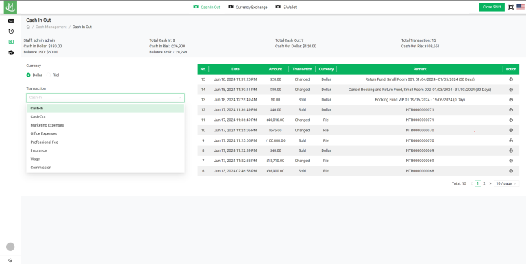 Modernize DiResto Expeneses and Cash Management