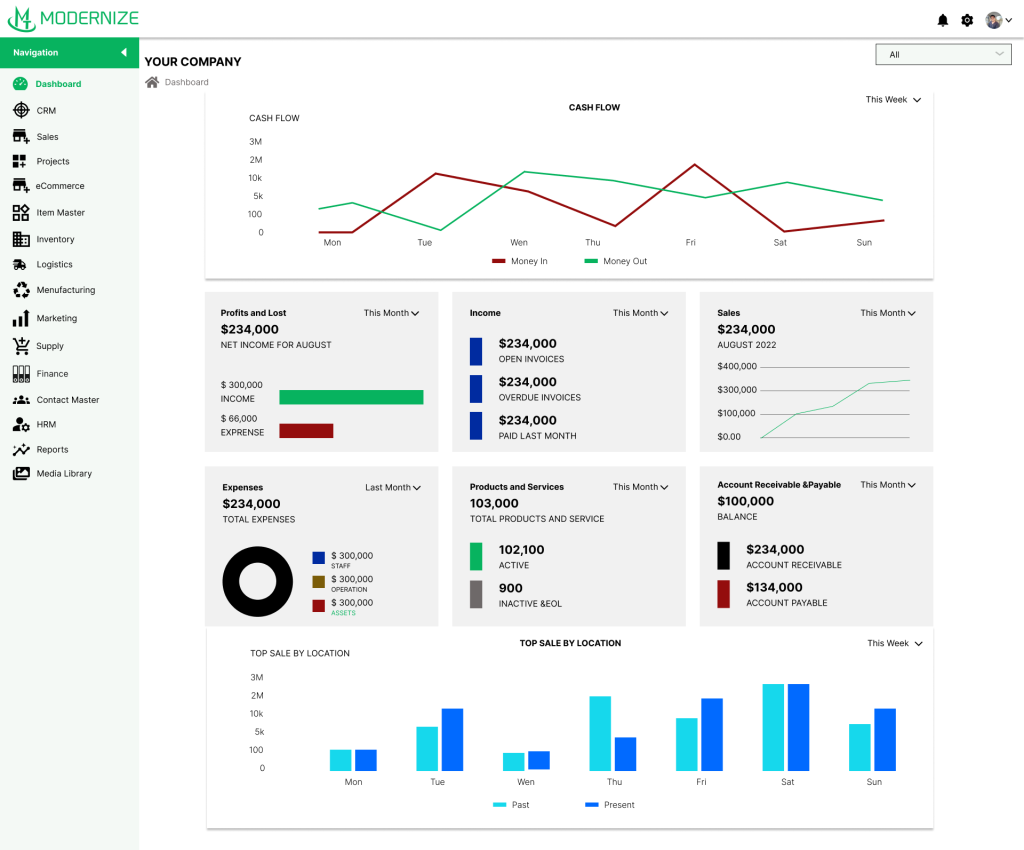 MODERNIZE ERP